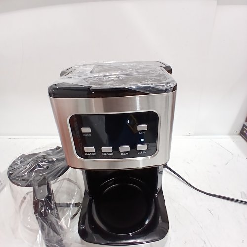 CHEFMAN PROGRAMMABLE COFFEE MAKER WITH DIGITAL DISPLAY & AUTO -BREW FUNCTION - 12-CUP - STAINLESS STEEL (MODEL: RJ14-12-SQ)) image 2