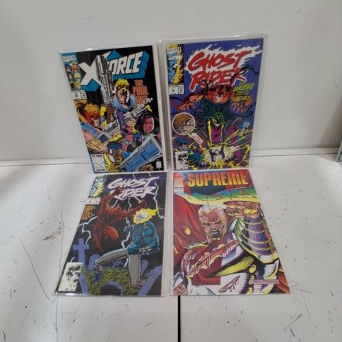 4 ASSTD MARVEL AND IMAGE COMIC BOOKS - SUPREME #2, GHOST RIDER #34, #36, X-FORCE #22 image 2