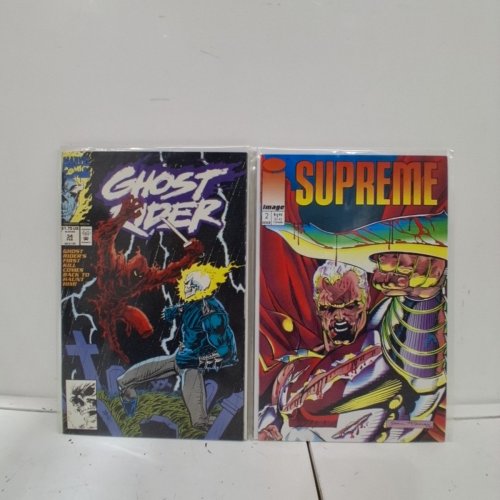 4 ASSTD MARVEL AND IMAGE COMIC BOOKS - SUPREME #2, GHOST RIDER #34, #36, X-FORCE #22 image 4