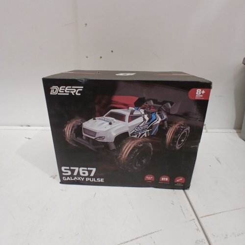 DEERC OFF ROAD REMOTE CONTROL CAR FOR KIDS/BEGINNERS - 2.4GHZ ALL TERRAIN RC MONSTER TRUCK WITH 2 RECHARGEABLE BATTERIES - WHITE (MODE: S767) image 2