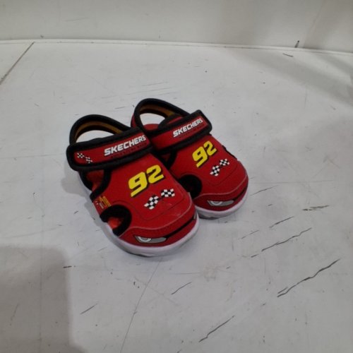 KIDS SKECHERS CARS CHARACTER SANDALS - SIZE 5 - RED image 2