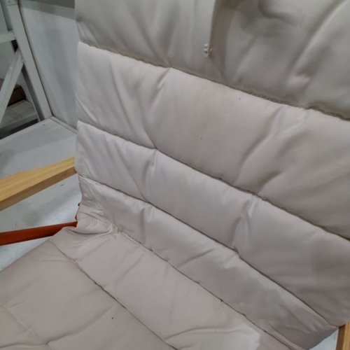 ROOM ESSENTIALS PADDED BACKPACK CHAIR - ORANGE AND CREAM BEIGE (MODEL: 434807) image 5
