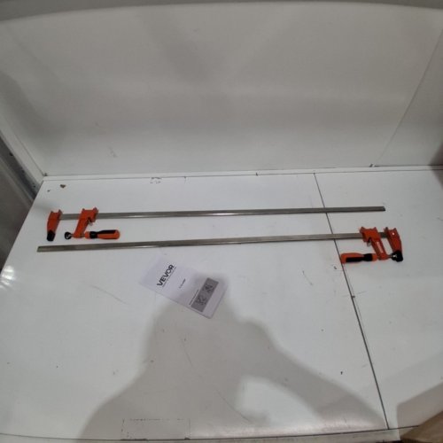 2PK VEVOR BAR F-CLAMP - 36" JAW OPENING - ORANGE (MODEL: ‎F600-36) image 2