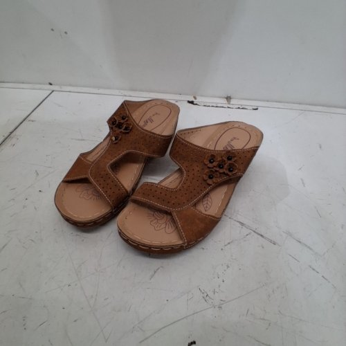 WOMEN'S OIANGI ORTHOPEDIC SANDALS WITH ARCH SUPPORT - 35 - BROWN image 2