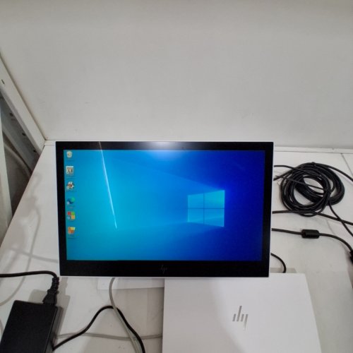 HP ENGAGE ONE ALL-IN-ONE MODEL 145 POS SYSTEM WITH NCR KEYBOARD/MOUSE AND NCR RECEIPT PRINTER - 14" TOUCHSCREEN, I5-7300U, 8GB RAM, 256 SSD - WHITE/BLACK image 2