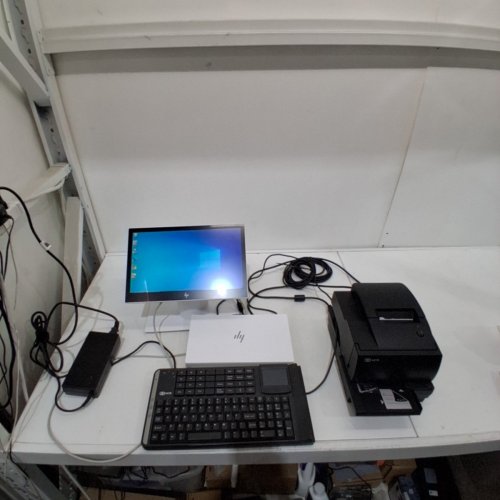 HP ENGAGE ONE ALL-IN-ONE MODEL 145 POS SYSTEM WITH NCR KEYBOARD/MOUSE AND NCR RECEIPT PRINTER - 14" TOUCHSCREEN, I5-7300U, 8GB RAM, 256 SSD - WHITE/BLACK image 6