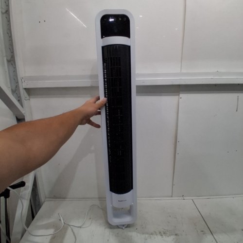 OMNIBREEZE PREMIUM 38" OSCILLATING TOWER FAN WITH WIFI CONTROL, 5-SPEEDS & REMOTE - WHITE/BLACK (MODEL: 5333021/DC2313R-G) image 3