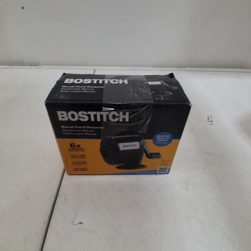 BOSTITCH OFFICE WALL MOUNT MANUAL PENCIL SHARPENER - BLACK image 5