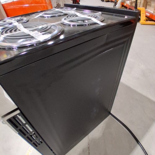 ELEMENT SLIDE-IN COIL STOVE RANGE WITH 4 BURNERS - 24" - 3.7 CU. FT - STAINLESS STEEL / BLACK (MODEL:EECR24MES-CA) image 7
