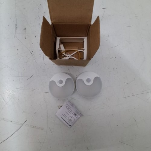 2PK MOTION SENSOR AUTOMATIC ON/OFF RECHARGEABLE NIGHT LIGHT - WHITE image 2