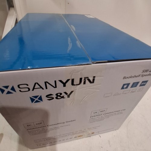 SANYUN 4'' 2-WAY POWERED BOOKSHELF SPEAKERS - WHITE (MODEL: SW205) image 5
