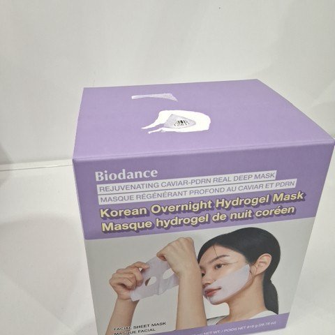 22PK BIODANCE OVERNIGHT KOREAN HYDROGEL CAVIARDEEP MASK-PDRN REAL DEEP MASK image 2