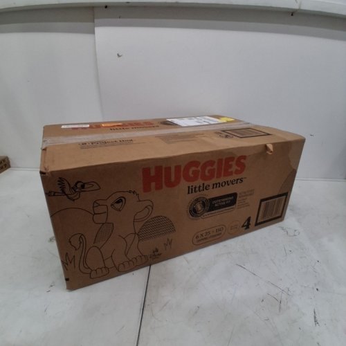 6 (25PK) HUGGIES LITTLE MOVERS DIAPERS - SIZE 4 - WHITE (TOTAL 148) image 4