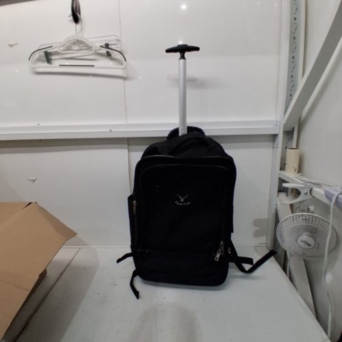 HYNES EAGLE ROLLING BACKPACK CARRY ON TRAVEL BAG - 42L - BLACK image 2