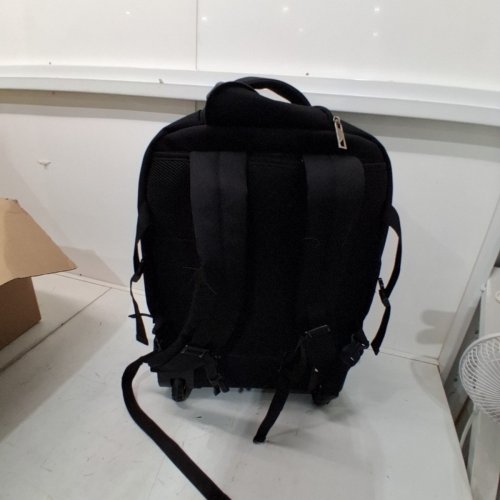 HYNES EAGLE ROLLING BACKPACK CARRY ON TRAVEL BAG - 42L - BLACK image 5