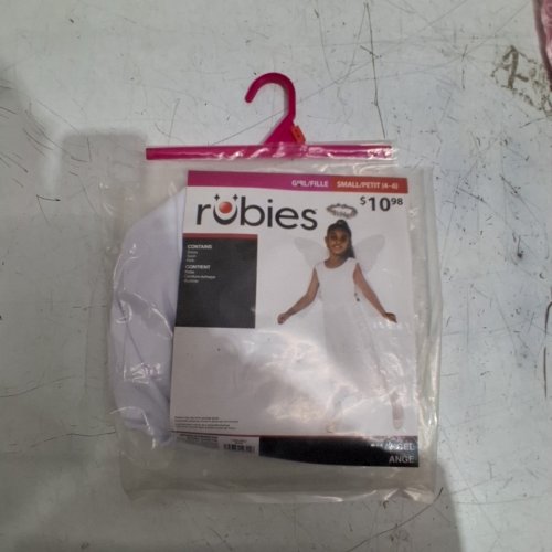 3PC KID'S RUBIES ANGEL COSTUME - SMALL (4-6) - WHITE (STYLE: 50772661) image 2