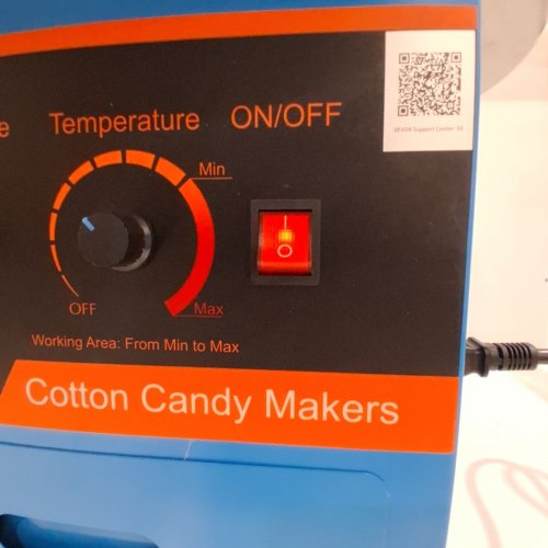 VEVOR ELECTRIC COTTON CANDY MAKER 1000W BLUE (MODEL:ET-MF01) image 9