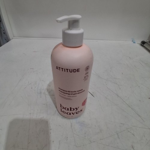 ATTITUDE BABY LEAVES 2-IN-1 SHAMPOO & BODY WASH - 473 ML - UNSCENTED image 2
