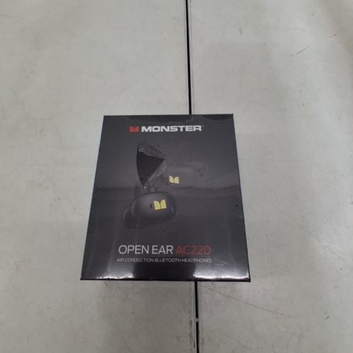 MONSTER AC220 OPEN EAR CLIP-ON EARBUDS WITH WITH 13 MM DRIVER, AI-ENHANCED CLEAR CALLS, IPX5 WATERPROOF - BLACK (MODEL: AC220) image 2