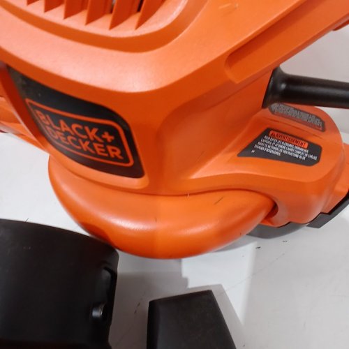 BLACK+DECKER CORDED VACUUM BACKPACK LEAF BLOWER & MULCHER - 250MPH/ 400CFM - BLACK/ORANGE (MODEL: BEBL7000) image 4