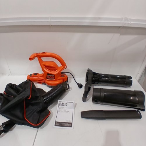 BLACK+DECKER CORDED VACUUM BACKPACK LEAF BLOWER & MULCHER - 250MPH/ 400CFM - BLACK/ORANGE (MODEL: BEBL7000) image 8