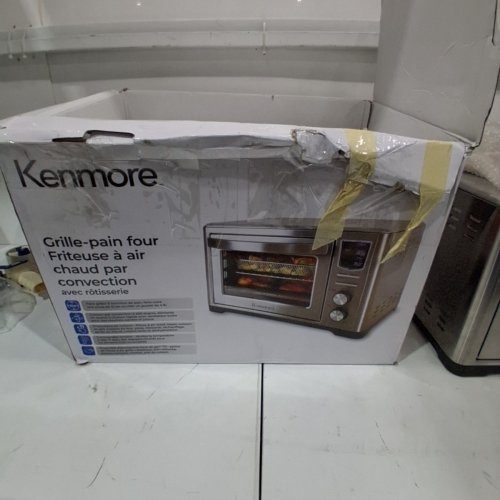 KENMORE 11-IN-1 DIGITAL AIR FRYER TOASTER OVEN COMBO WITH DEHYDRATOR, BAKE & BROIL - 25QT - 1800W - STAINLESS STEEL (MODEL: KKTOAF25SS) image 8