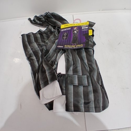 3PC GIRL'S RUBIES WEDNESDAY ADDAMS NEVERMORE ACADEMY SCHOOL UNIFORM COSTUME - LARGE 10/12 (STYLE: 1000159) image 2