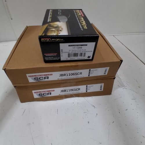POWERSTOP Z17 EVOLUTION PLUS CERAMIC BRAKE PADS AND SEMI-COATED ROTORS FOR VARIOUS NISSAN MODELS - SILVER (MODEL: sc7881) image 4
