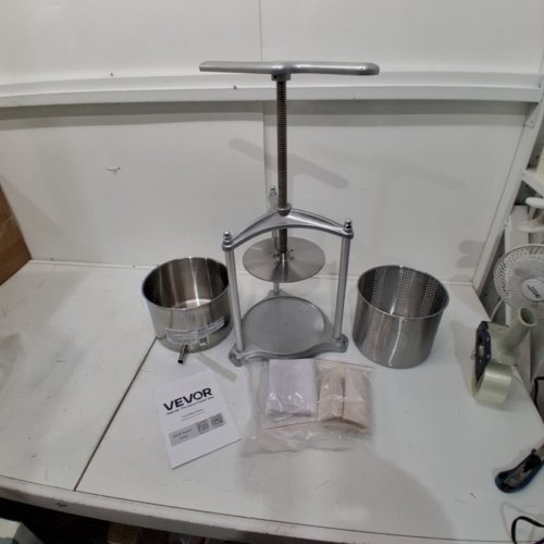 STAINLESS STEEL MANUAL JUICE FRUIT WINE PRESS - 6L - SILVER (MODEL: SFP-6L-AL) image 3