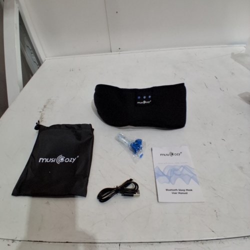 MUSICOZY BLUETOOTH MUSICAL SLEEPING EYE MASK - BLACK image 2