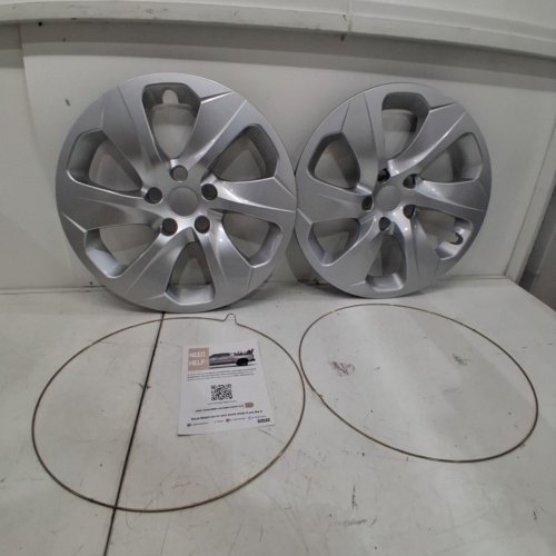 2PK NILIGHT WHEEL COVER HUBCAPS - 17" - FITS 2019-2025 RAV4 - SILVER (MODEL: 92422B) image 3