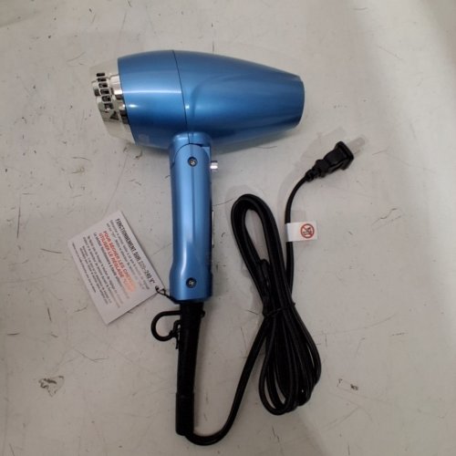 BABYLISSPRO NANO TITANIUM COMPACT FOLDING IONIC HAIR DRYER - 1200 WATTS - BLUE/SILVER (MODEL: BNT910C) image 5