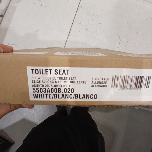AMERICAN STANDARD ELONGATED SLOW-CLOSE TOILET SEAT - 16.5" X 13" - WHITE (MODEL: 5503A00B.020) image 4
