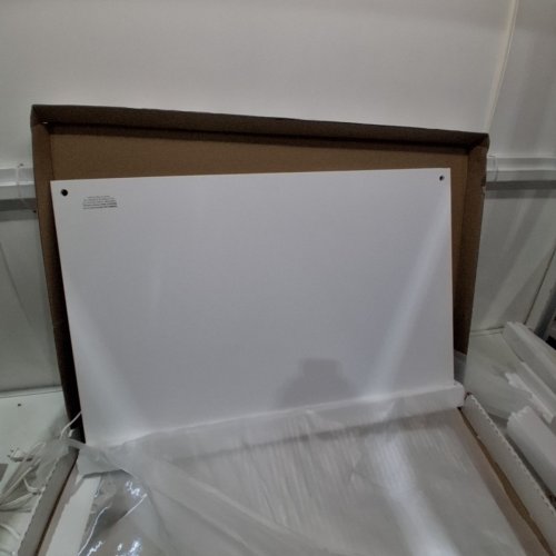 AMAZE HEATER CERAMIC ELECTRIC WALL-PANEL ROOM HEATER - 600W/120V 24"X36" - WHITE (MODEL#: 600SS) image 3