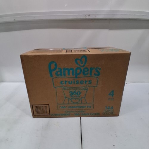 144PK PAMPERS CRUISERS DIAPERS 360° WITH STRETCHY WAISTBAND - SIZE 4 image 2