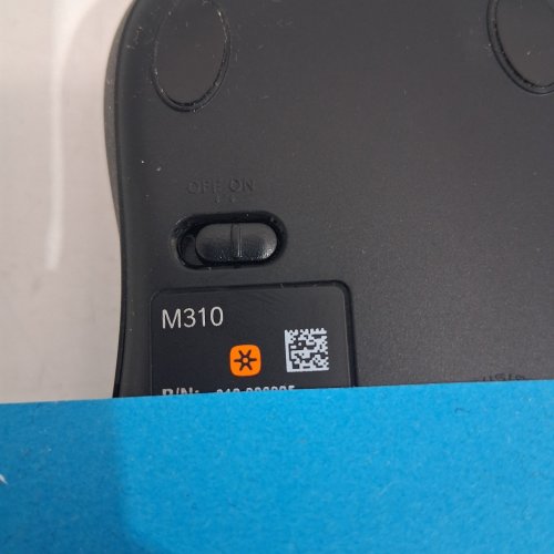 LOGITECH M310 WIRELESS MOUSE, 2.4 GHZ WITH NANO RECIEVER - BLACK/RED image 2