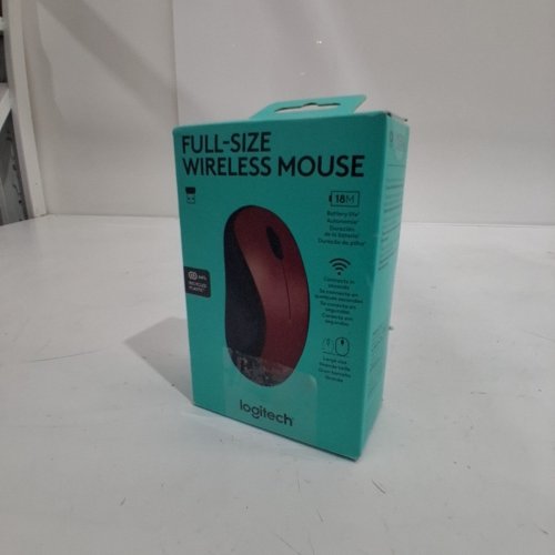 LOGITECH M310 WIRELESS MOUSE, 2.4 GHZ WITH NANO RECIEVER - BLACK/RED image 5