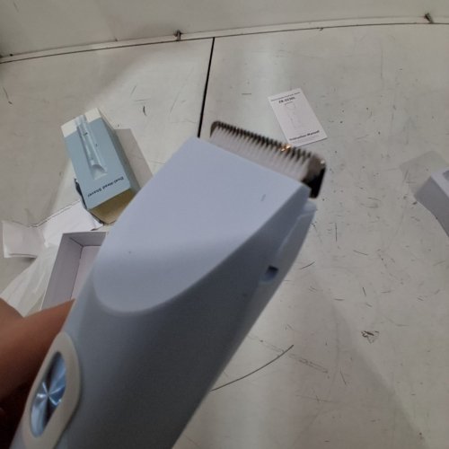 WOMEN'S ELECTRIC DUAL HEADED SHAVER BIKINI TRIMMER - 2-IN-1, USB RECHARGEABLE - LIGHT BLUE image 4