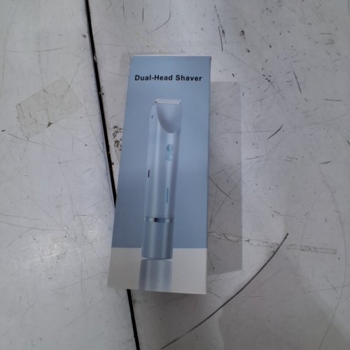 WOMEN'S ELECTRIC DUAL HEADED SHAVER BIKINI TRIMMER - 2-IN-1, USB RECHARGEABLE - LIGHT BLUE image 5