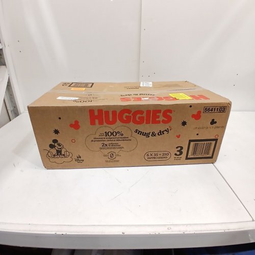 210PK HUGGIES SNUG AND DRY DIAPERS - SIZE 3 - DISNEY BABY (MODEL: 5641101) image 2