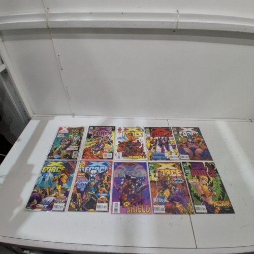 10 ASSTD MARVEL COMIC BOOKS - x-force #5,52,53,54,55,56,57,58,59,60 - VARIOUS AUTHORS image 2