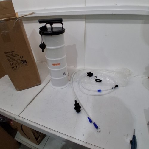 FLUID EXTRACTOR, PNEUMATIC/MANUAL OIL CHANGER VACUUM FLUID EXTRACTOR - 6.5L (MODEL: YS-088) image 2