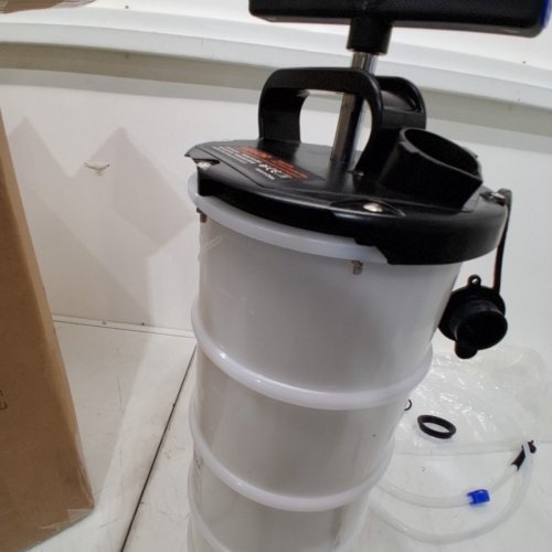 FLUID EXTRACTOR, PNEUMATIC/MANUAL OIL CHANGER VACUUM FLUID EXTRACTOR - 6.5L (MODEL: YS-088) image 4