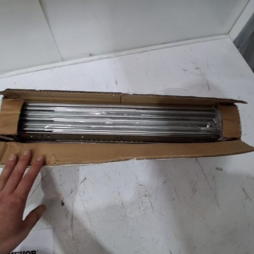 10PR HEAVY DUTY, FULL EXTENSION, SIDE MOUNTED NOISELESS SOFT-CLOSE DRAWER SLIDES - 20" - 100LB CAPACITY - SILVER (MODEL: 4605S2.500-10) image 2