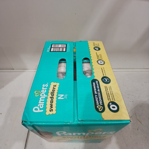136PK PAMPERS SWADDLERS DISPOSABLE DIAPERS - SIZE NEWBORN (UNDER 10LB) image 3