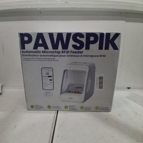 PAWSPIK AUTOMATIC MICROCHIP RFID PET FEEDER - 3.85 L CAPACITY - PEARL WHITE (MODEL: PSPK-MCF001) image 4