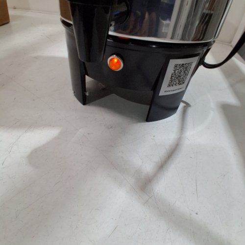 COMMERCIAL COFFEE URN DISPENSER/ELECTRIC BOILER FOR FAST BREWING - 42 CUPS - 120 V - STAINLESS STEEL/BLACK (MODEL: FCMLA042) image 2