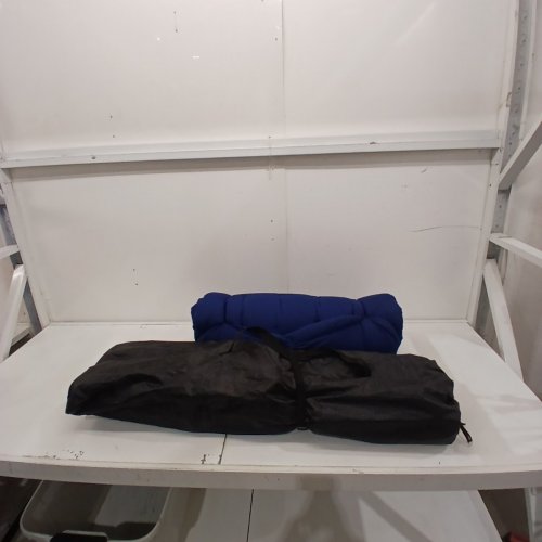 CAMPING COT WITH PADDED MATTRESS - 28" X 73" - BLUE/BLACK (MODEL: A043-002-001) image 5