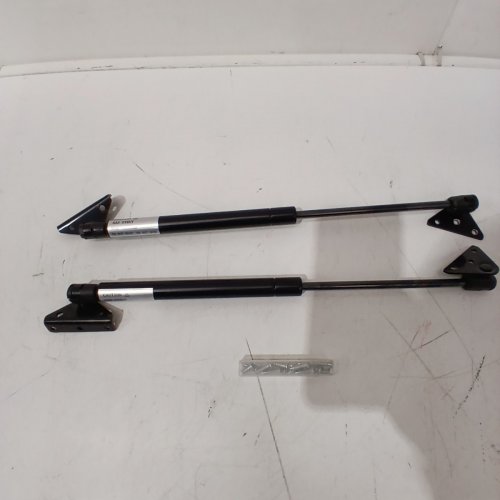 6PC GAS STRUTS SET WITH MOUNTING BRACKET - 18.5" - BLACK (MODEL: UNI-GNI-395) image 2