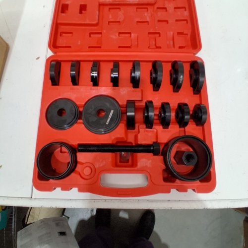 23PC DAYUAN FWD FRONT WHEEL DRIVE BEARING REMOVAL TOOL - RED/BLACK - (MODEL: YT1085) image 2